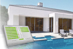 Intelligens h�z vez�rl�s: �p�letg�p�szeti eszk�z�k �llapot�nak t�vlek�rdez�se, kapcsol�k t�vvez�rl�se sz�m�t�g�pes h�l�zaton, GSM h�l�zaton kereszt�l. SMS, hang�zenet, e-mail k�ld�si lehet�s�g �llapot v�ltoz�s eset�n. SMS vez�rl�s, hangvez�rl�s, vez�rl�s e-mai k�ld�ssel. Csal�di h�z fel�gyelet, otthon fel�gyelet, otthon t�vir�ny�t�s, lak�s t�vir�ny�t�s, kaz�n vez�rl�s, csal�di h�z t�vir�ny�t�s. Virtu�lis vez�rl� egys�g LAN seg�ts�g�vel. T�vlek�rdez�s, t�vel�r�s sz�m�t�g�pr�l, PDA-r�l, laptopr�l